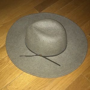 Vintage Grey Wool Hat